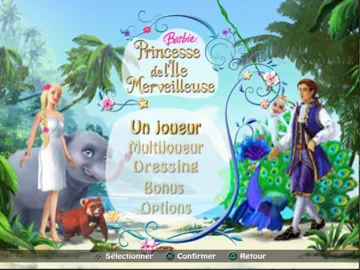 Barbie as The Island Princess screen shot title